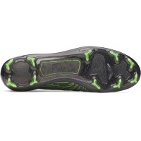 Under Armour Shadow Elite 4 Mach Chaussures de Foot Gazon Naturel (FG) Noir Metallic Black Vert Néon