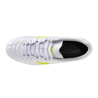 Mizuno Monarcida Neo III Select Gazon Naturel Chaussures de Foot (FG) Blanc Lime Orange
