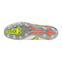 Mizuno Morelia Neo V Beta Japan Gras Voetbalschoenen (FG) Wit Oranje Limoen