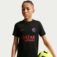 Nike Paris Saint-Germain Strike Trainingsshirt 2026-2027 Kids Zwart Felrood Donkerblauw