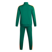 Survêtement Under Armour Rival Knit à fermeture éclair intégrale pour Enfants, vert foncé, noir