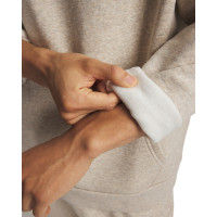 Under Armour Essential Icon Fleece Trainingspak Hooded Lichtgrijs Beige