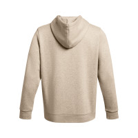 Under Armour Essential Icon Fleece Trainingspak Hooded Lichtgrijs Beige
