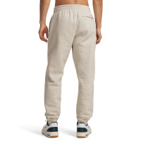 Under Armour Essential Icon Fleece Trainingspak Hooded Lichtgrijs Beige