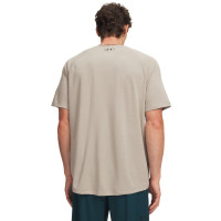 Under Armour Tech Textured Woven Trainingsset Lichtgrijs Beige Zwart