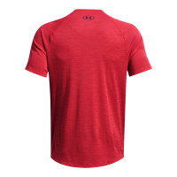 Under Armour Tech Textured Trainingsshirt Rood Zwart