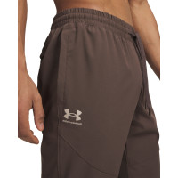 Under Armour Vibe Woven Trainingsbroek Donkerbruin Beige