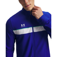Survêtement Under Armour Challenger entièrement zippé bleu blanc bleu clair