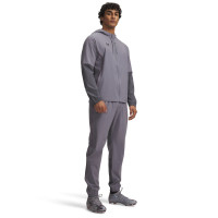 Under Armour Challenger Pro Trainingspak Full-Zip Grijs Donkergrijs Zwart