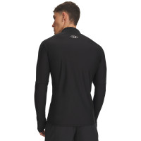 Pull d'entraînement Under Armour Challenger Pro à 1/4 fermeture éclair, noir et blanc