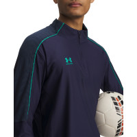 Under Armour Challenger Pro Trainingstrui 1/4-Zip Donkerblauw Lichtblauw
