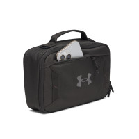 Under Armour Hustle Traveltasje Zwart Donkergrijs