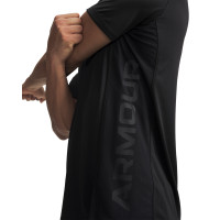 Under Armour Tech Utility Trainingsshirt Zwart Donkergrijs