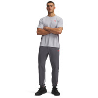 Under Armour Tech Utility Woven Trainingsbroek Donkergrijs Lichtgrijs Rood