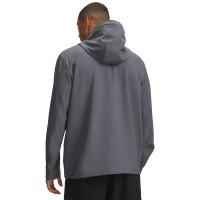 Under Armour Unstoppable Woven Jack Donkergrijs Zwart