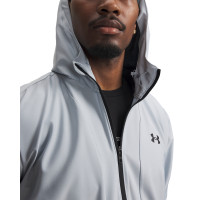 Under Armour Unstoppable Woven Jack Lichtgrijs Zwart