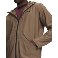 Veste tissée Under Armour Unstoppable marron noir