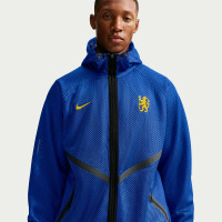 Nike Chelsea Anthem Trainingsjack 2026-2027 Blauw Zwart Goudgeel