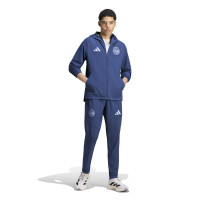 Veste d'entraînement adidas Ajax Tiro Travel 2026-2027 bleu foncé bleu clair