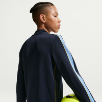 Nike Tottenham Hotspur Strike Trainingspak 2026-2027 Kids Donkerblauw Geel Lichtblauw Wit