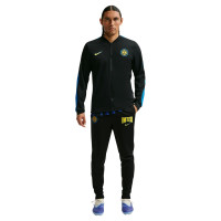 Nike Inter Milan Strike Trainingspak 2026-2027 Zwart Donkerblauw Goudgeel