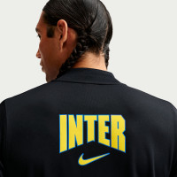 Nike Inter Milan Strike Trainingspak 2026-2027 Zwart Donkerblauw Goudgeel