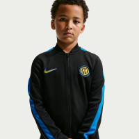 Nike Inter Milan Strike Trainingspak 2026-2027 Kids Zwart Donkerblauw Goudgeel