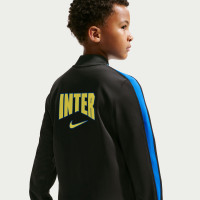 Nike Inter Milan Strike Trainingspak 2026-2027 Kids Zwart Donkerblauw Goudgeel