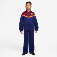 Nike FC Barcelona Sportswear Trainingspak 2026-2027 Kids Donkerblauw Rood Geeloranje