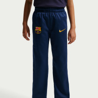 Nike FC Barcelona Sportswear Trainingspak 2026-2027 Kids Donkerblauw Rood Geeloranje