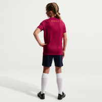 Nike FC Barcelone Strike Short d'Entraînement 2026-2027 Enfants Bleu Foncé Rouge Jaune