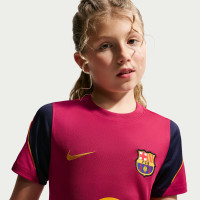 Nike FC Barcelone Strike Ensemble Training 2026-2027 Enfants Rouge Bleu Foncé Jaune