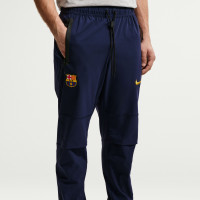 Nike FC Barcelona Tech Woven Trainingspak Hooded Full-Zip 2026-2027 Rood Donkerblauw Geel