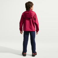 Nike FC Barcelone Tech Woven Pantalon d'Entraînement 2026-2027 Enfants Bleu Foncé Jaune