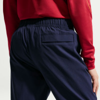 Nike FC Barcelone Tech Woven Survêtement à Capuche Full-Zip 2026-2027 Enfants Rouge Bleu Foncé Jaune