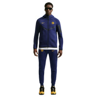 Survêtement polaire Nike Inter Milan Tech 2026-2027 bleu foncé noir doré jaune
