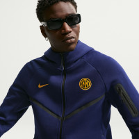 Survêtement polaire Nike Inter Milan Tech 2026-2027 bleu foncé noir doré jaune