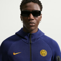 Gilet polaire Nike Inter Milan Tech 2026-2027 bleu foncé noir doré jaune
