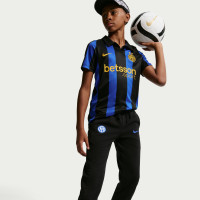 Nike Inter Milan Club Sportswear Joggingbroek 2026-2027 Kids Zwart Donkerblauw