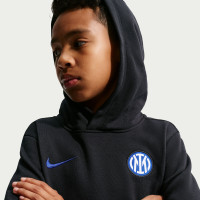 Sweat à capuche Nike Inter Milan Club Sportswear 2026-2027 pour Enfants, noir et bleu foncé