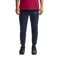 Pantalon de survêtement en polaire Nike FC Barcelona Tech 2026-2027 bleu foncé noir jaune rose