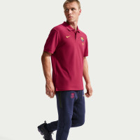 Pantalon de survêtement en polaire Nike FC Barcelona Tech 2026-2027 bleu foncé noir jaune rose