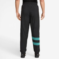 Nike FC Barcelona Repel Woven Trainingsbroek 1996 Zwart Lichtgroen Goudgeel