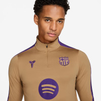 Survêtement Nike FC Barcelona Strike 1/4-Zip 2026-2027 Doré Noir Violet