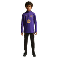 Survêtement Nike FC Barcelona Strike 1/4-Zip 2026-2027 pour Enfants, violet, noir, or