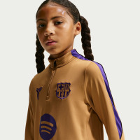 Nike FC Barcelona Strike Trainingstrui 1/4-Zip 2026-2027 Kids Goud Paars