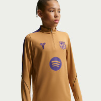 Nike FC Barcelona Strike Trainingstrui 1/4-Zip 2026-2027 Kids Goud Paars