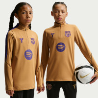 Nike FC Barcelona Strike Trainingspak 1/4-Zip 2026-2027 Kids Goud Zwart Paars
