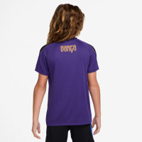 Nike FC Barcelona Strike Trainingsshirt 2026-2027 Kids Paars Goud Zwart