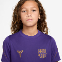 Nike FC Barcelona Strike Trainingsshirt 2026-2027 Kids Paars Goud Zwart